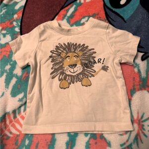 Garanimals Cream Roaring Lion Tee